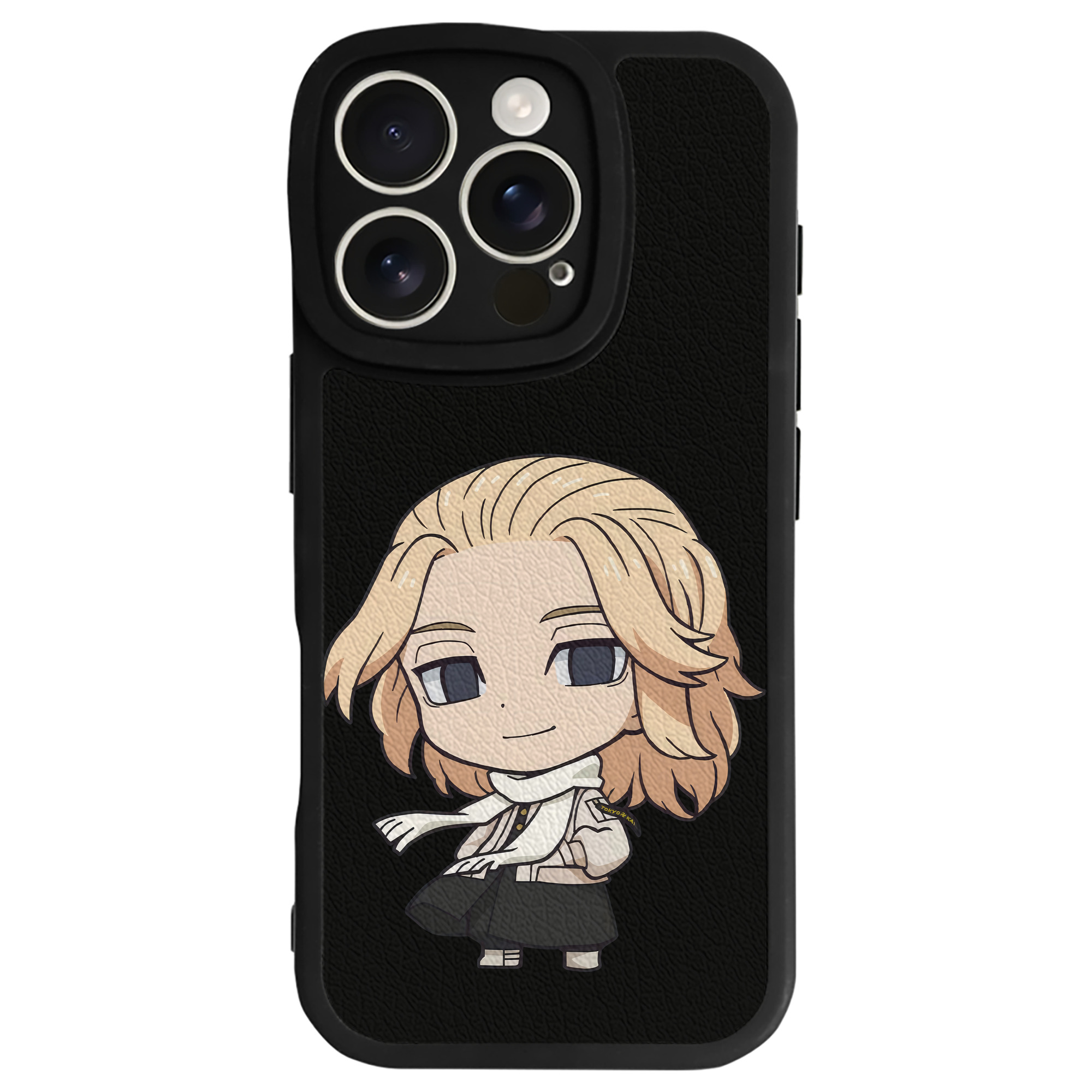 （画像用） 東京リベンジャーズ Tokyo Revengers 【iPhone 16シリーズ対応】シリコンスマホケース（レザー調） 材質：シリコン